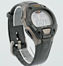 Timex Ironman T5E901 Triathlon 30 Lap Men's Black Resin Band Digital Wrist Watch