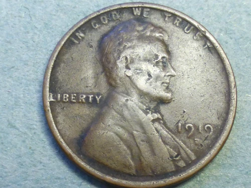 1919-D  LINCOLN CENT  VF