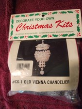 Vintage Meri Mac Beaded Christmas Ornament Kit