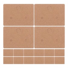 600pcs Paper Earring Display Cards: Blank Hanging Jewelry Tags For Retail