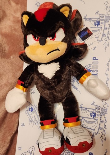Build A Bear BAB Shadow The Hedgehog Sonic 3 Movie Plush New With Tags build-a-bear-bab-shadow-the-hedgehog-sonic-3-movie-plush-new-with-tags