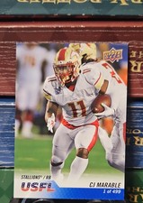 2023 Upper Deck Usfl - CJ Marable #19 Blue /499