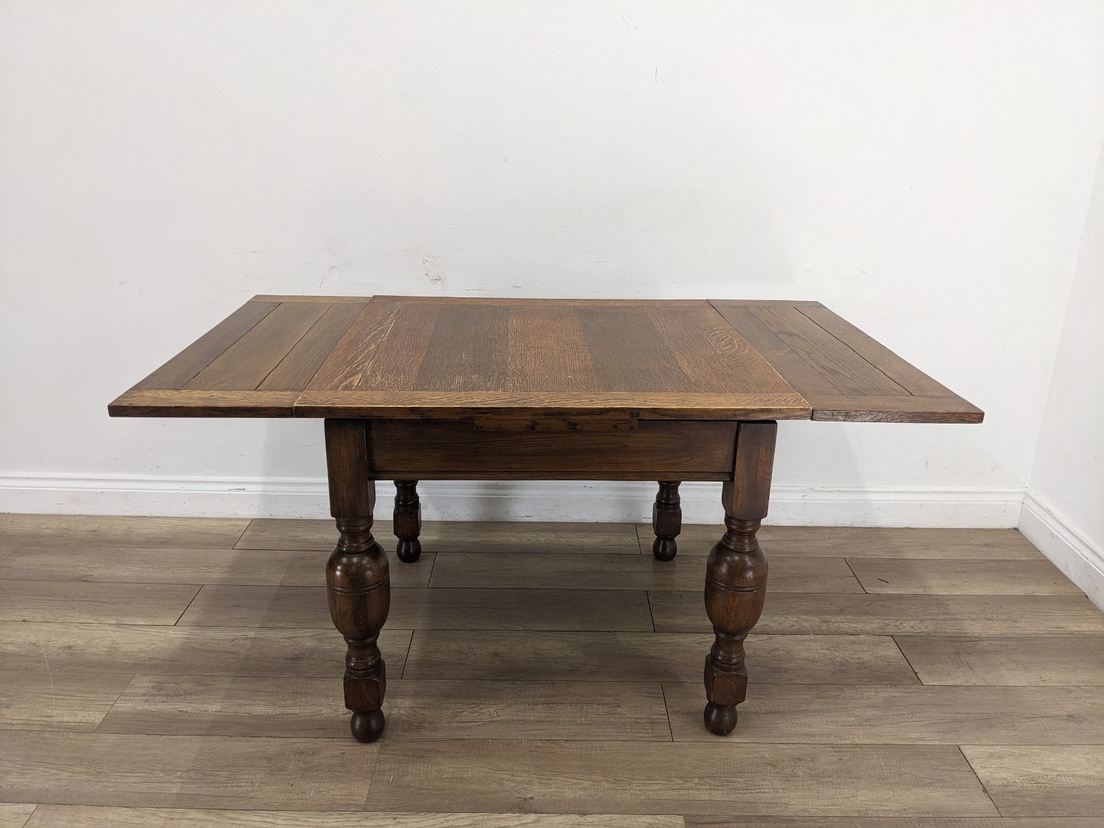 DINING TABLE Antique Mid Century Extendable Oak Rectangular  FREE DELIVERY