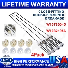 4 NEW Washer Suspension Rods Kit For NTW4516FW1 NTW4516FW2 NTW4516FW3 WTW4816FW2