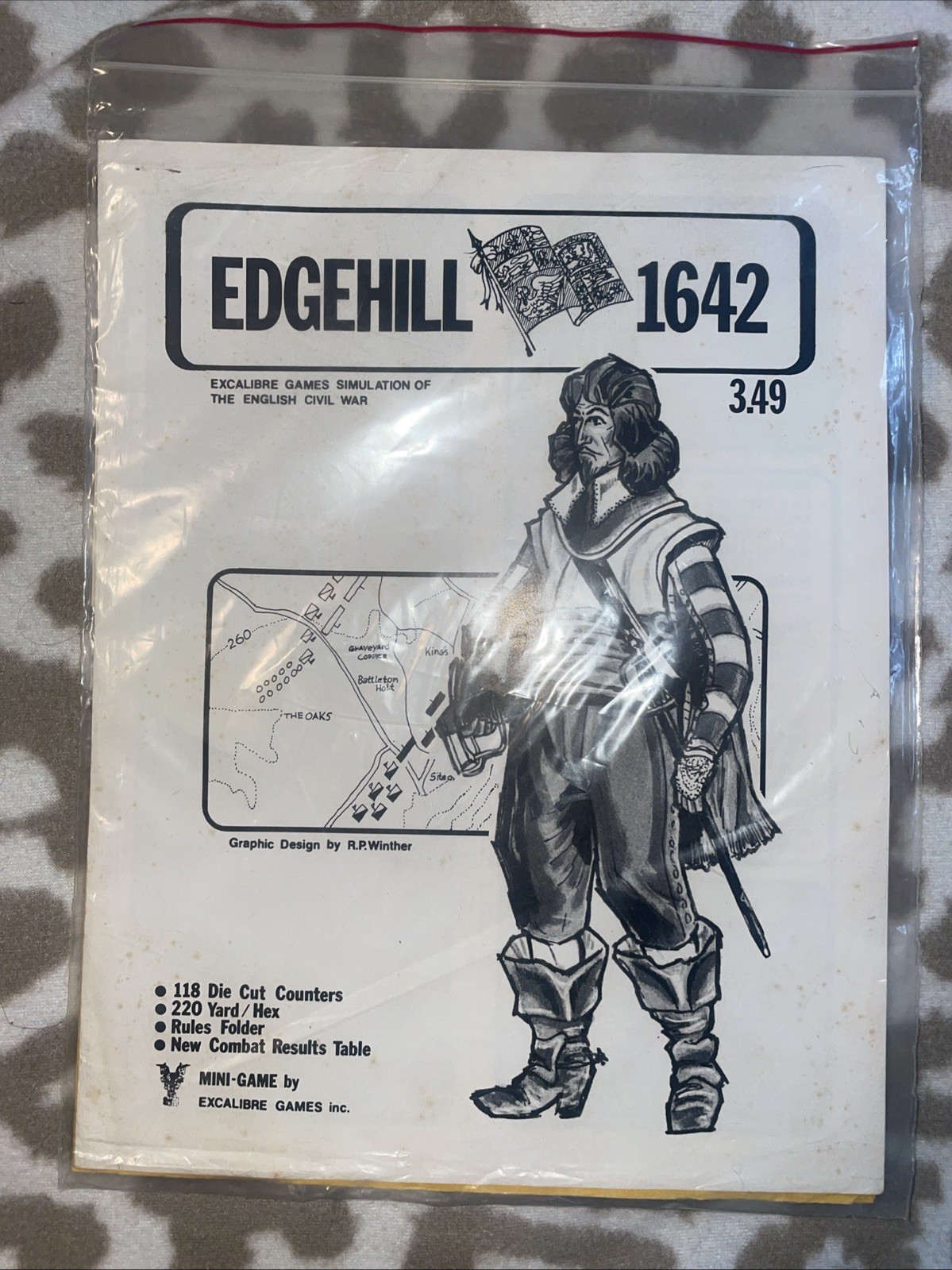 Excalibre Games.  Edgehill 1642. Punched. VGC. Rare.