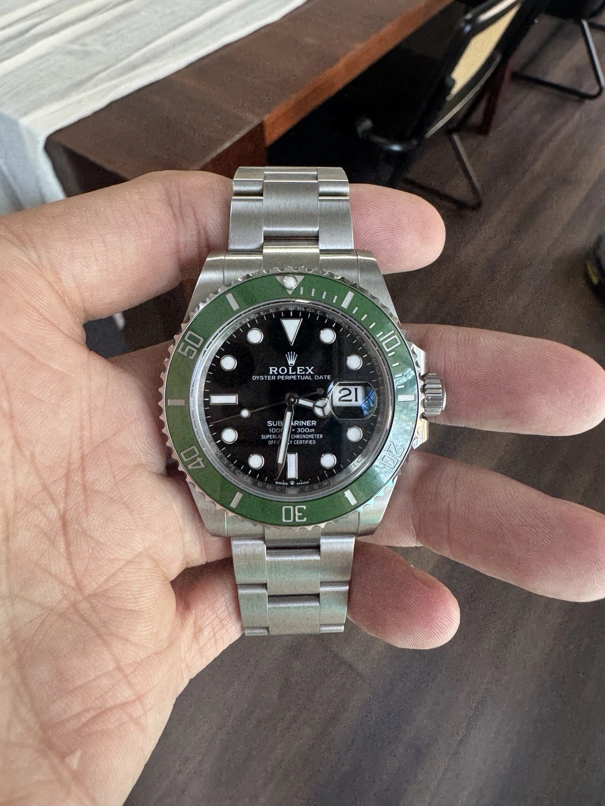 2024 Rolex Submariner Date Starbucks Green Bezel Black 41mm 126610LV