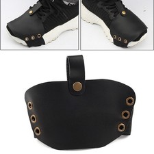 Motorrad Leder Stiefel Schuhschoner Schaltschutz Schaltpedal Schwarz