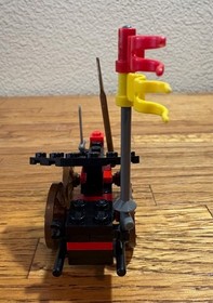 LEGO CASTLE VINTAGE SET - BLACK KNIGHT'S BATTERING RAM (1971) 1993 100% + MANUAL