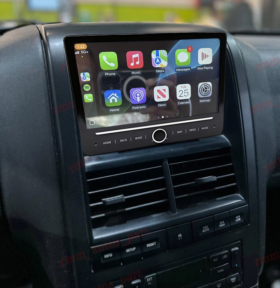 Rádio estéreo para carro Android 14 Mercury Mountaineer Wireless Carplay 2006-2010 - Imagem 2 de 4