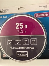 HDMI Cable 25 Ft 4K, With Ethernet