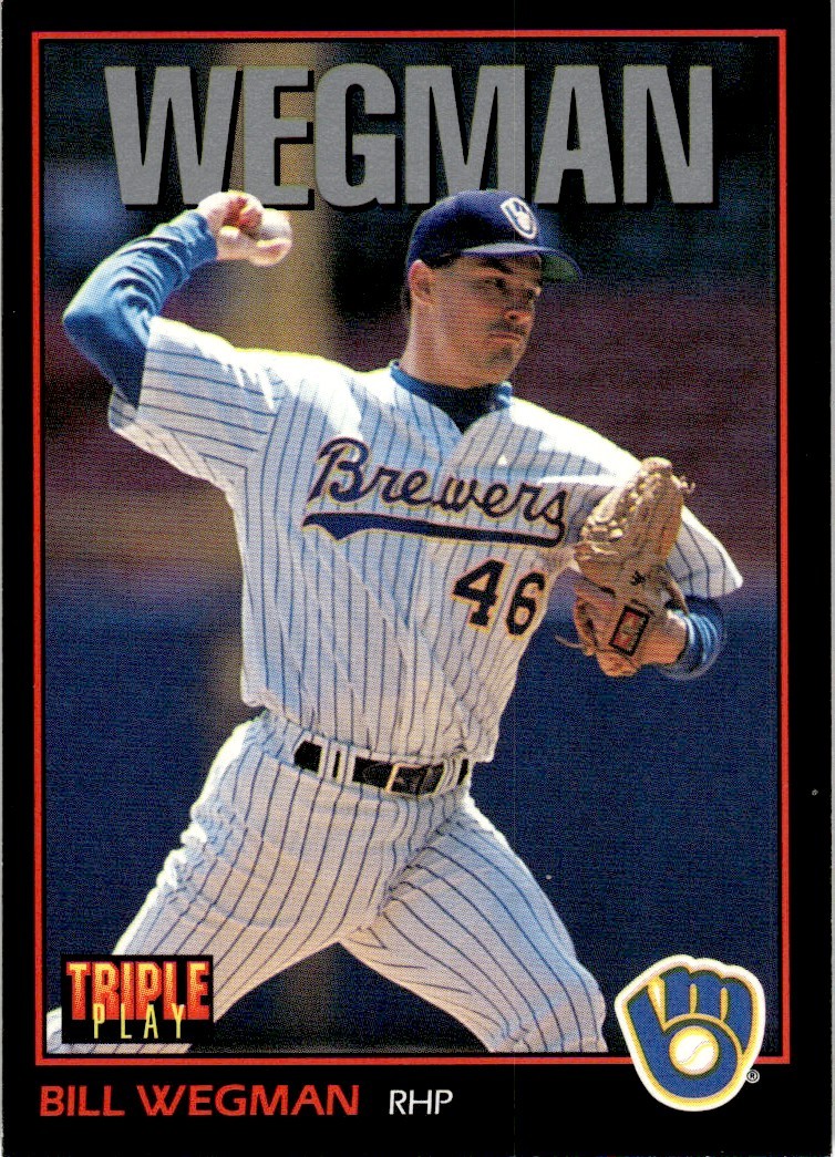 1993 Triple Play Bill Wegman Milwaukee Brewers #56 18411