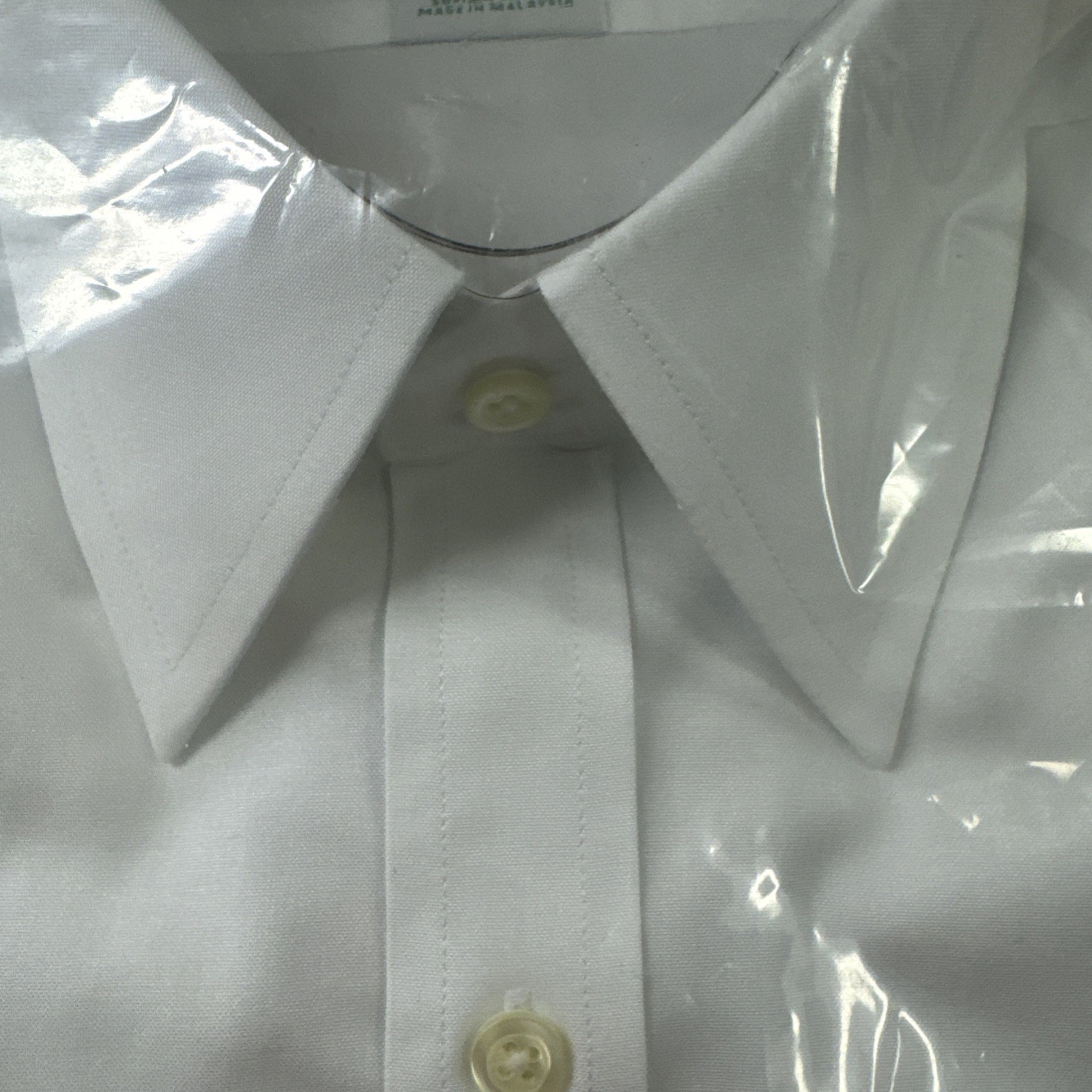 Brooks Brothers Milano Fit White Dress Shirt – 15/35 NEW in Package NWT – Rare image 5