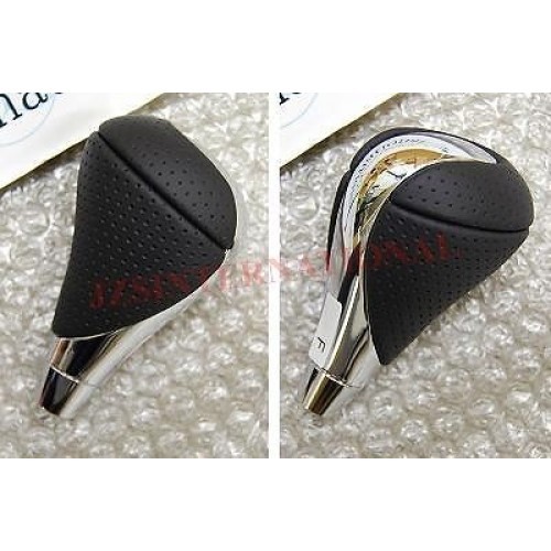 LEXUS GS300 GS400 GS430 ARISTO JZS160 BLACK LEATHER CHROME SHIFT KNOB