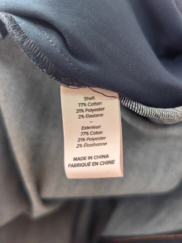 AUTÉNTICO Vestido Midi Sin Mangas Cinq à Sept Algodón Cuello Redondo Denim Calce y Acampanado para Mujer - Imagen 12 de 13