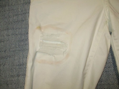 Art Class Girls Size 14 Distressed Shorts off White - Picture 3 of 5