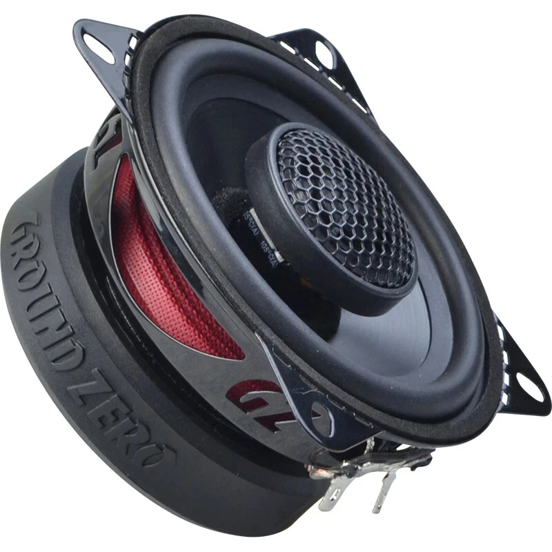 Ground Zero GZRF 4.0SQX 10cm LAUTSPRECHER Koax  2 Stück mit Blenden - Bild 4 von 4