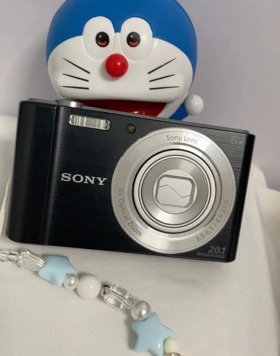 Sony CyberShot DSC W810 20.1 MP Digital Camera W/Battery & Charger