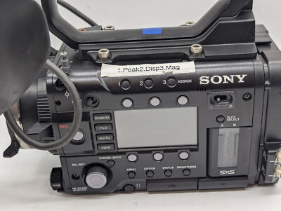 Sony PMW-F5 CineAlta 4K Digital Cinema Camcorder Package With Viewfinder 941 hrs