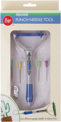 Boye Adjustable Punch Needle Tool-PUNCH NEEDLE TOOL (Pack of 1)