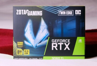 ZOTAC GeForce RTX 3060 Ti Twin Edge OC (NON LHR - USED)   FREE 2DAY SHIPPING