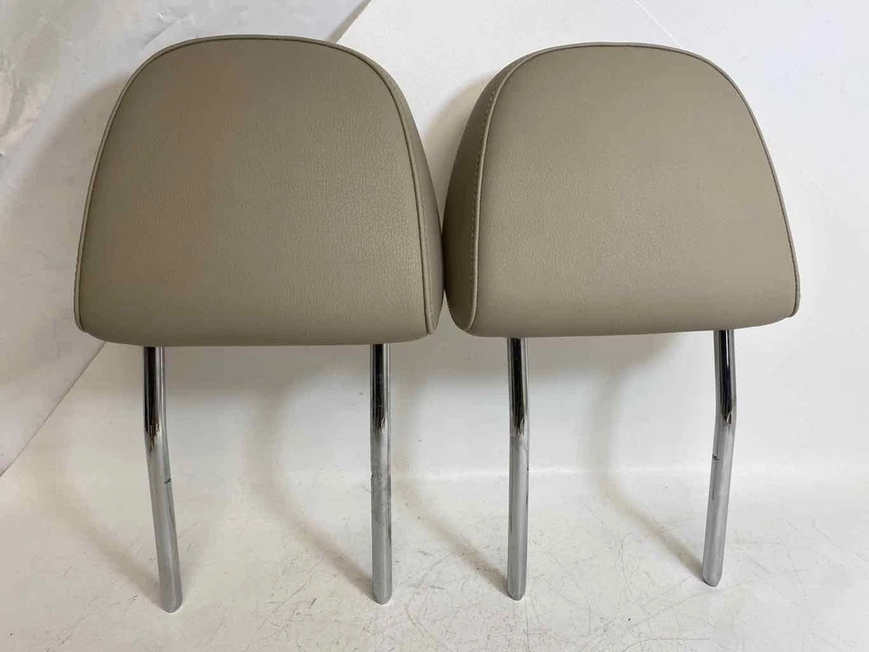 Juego de 2 reposacabezas delanteros derecho y derecho de cuero beige para AUDI A4 QUATTRO 2009-2016 Foto 4 de 4