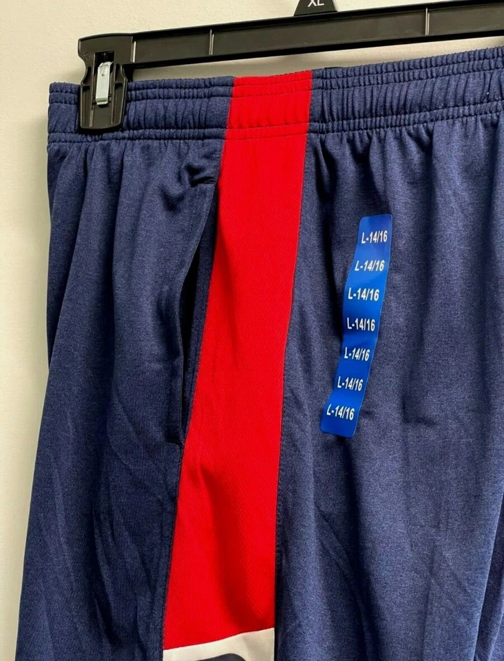 Новый Fila молодежи мальчиков размер XL 2-упаковка баскетбольные шорты темно-серый логотип боковые карманы - Изображение 2 из 4