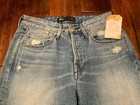 3x1 NYC Medium Wash Distressed Button Fly Blue Jeans, Size 24 — photo 10