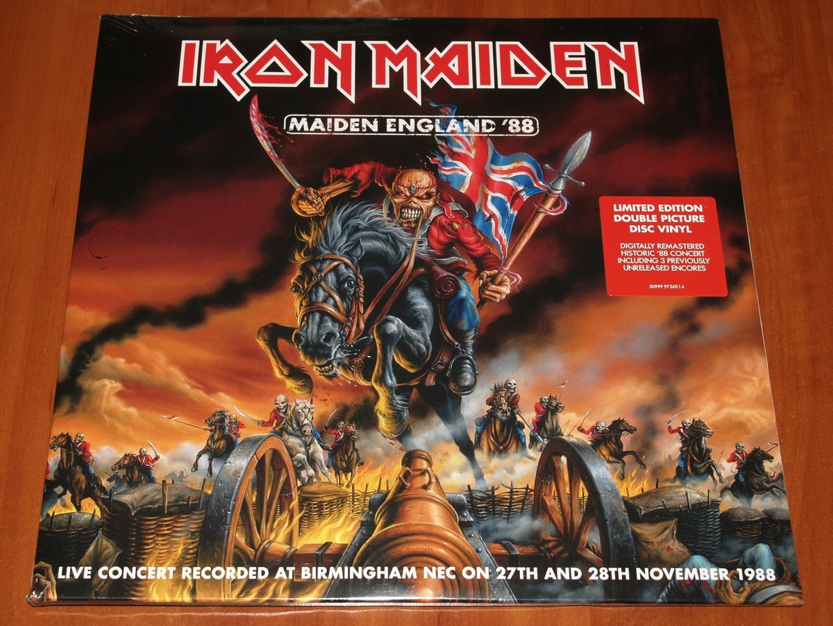 IRON MAIDEN MAIDEN ENGLAND '88 LIVE 2x LP PICTURE DISC VINYL EU