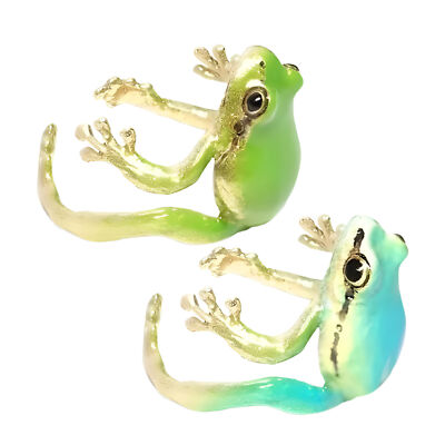 Laubfrosch-Ring, verstellbarer Laubfrosch-Ring, kreativer Frosch-Ring, seltsamer