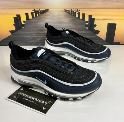 Nike Air Max 97 Shoes Black Dark Obsidian DQ3955-001 Men's Nike Air Max 97 Shoes Black Dark Obsidian DQ3955-001 Men's