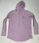 Vineyard Vines Logo Graphic Pullover Hoodie Women Small Pink Logo Blue