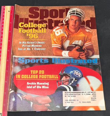1996 August 26 Sports Illustrated Magazine Peyton Manning First Cover ...