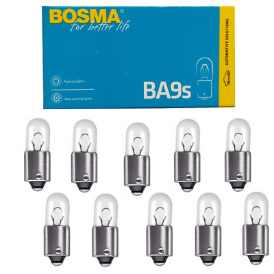 SPAHN-10 Stück Glühlampe 12V 2W B8,3d-Bax10s Tacho Glühbirne Lampe Birne 12Volt 2Watt Neu 10er Pack