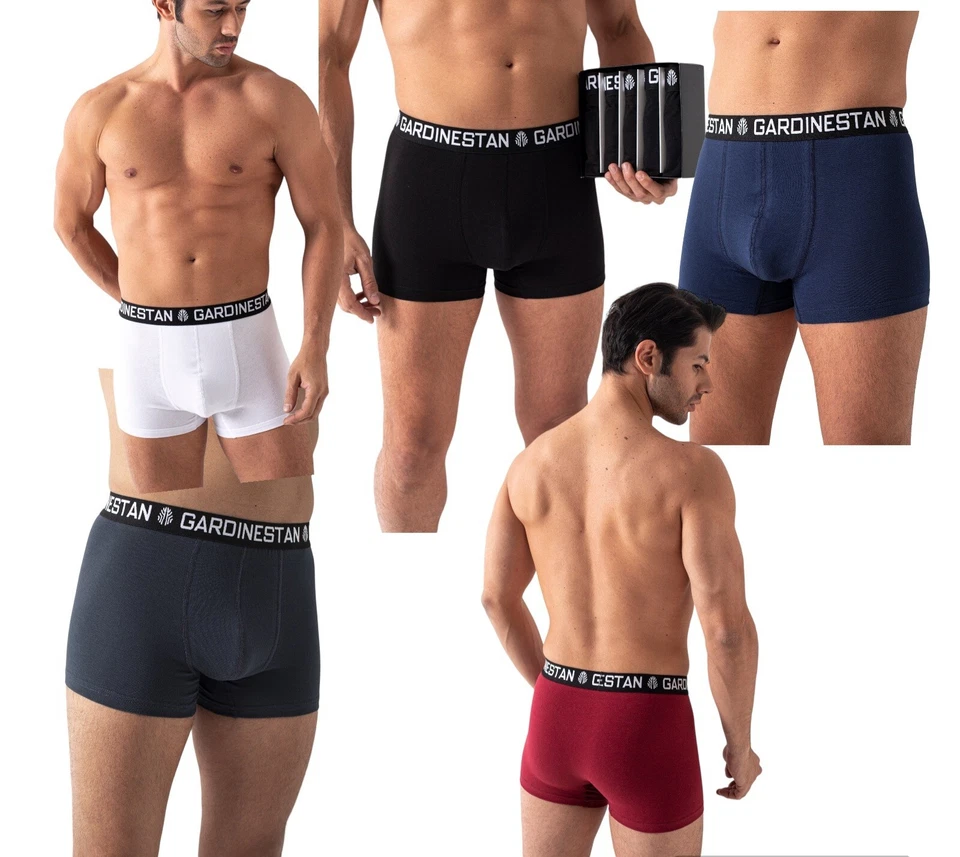 Herren Boxershorts Baumwolle S M L XL XXL Unterhosen Unterwäsche Boxer 5 Farben - Bild 4 von 4