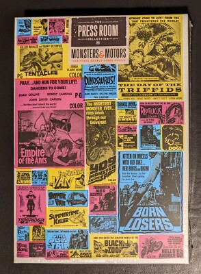 Monsters & Motors Vintage Ad Block Two-Sided 1000pc MONDO Puzzle - New & Sealed