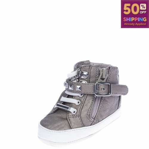 Prezzo consigliato € 230 Michael Michael Kors Baby Scarpe Da Ginnastica EU  17 UK 1 US 2 metallizzato effetto LOGO | eBay