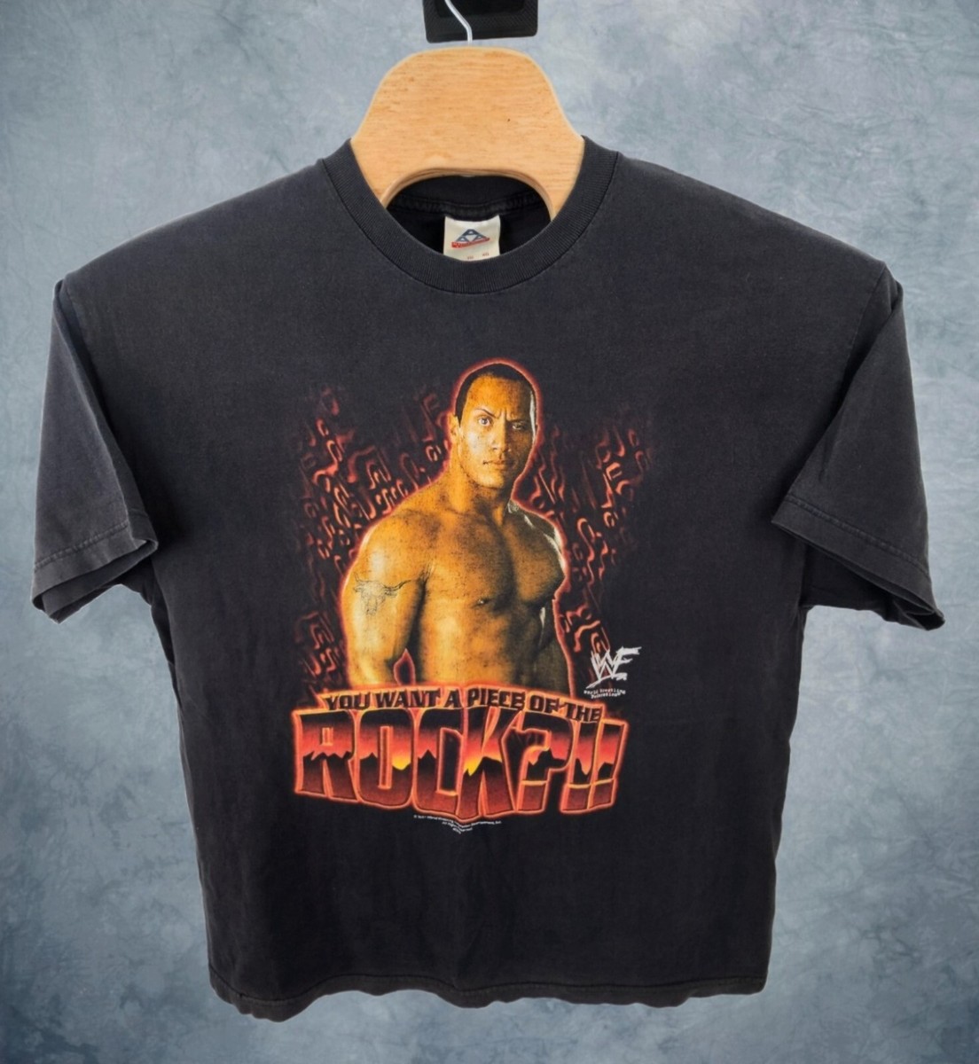 Vintage The Rock WWF Wrestling Shirt You Can't Handle The Rock
