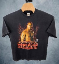 Vintage The Rock WWF Wrestling Shirt You Can’t Handle The Rock! 2001 Size XL Men
