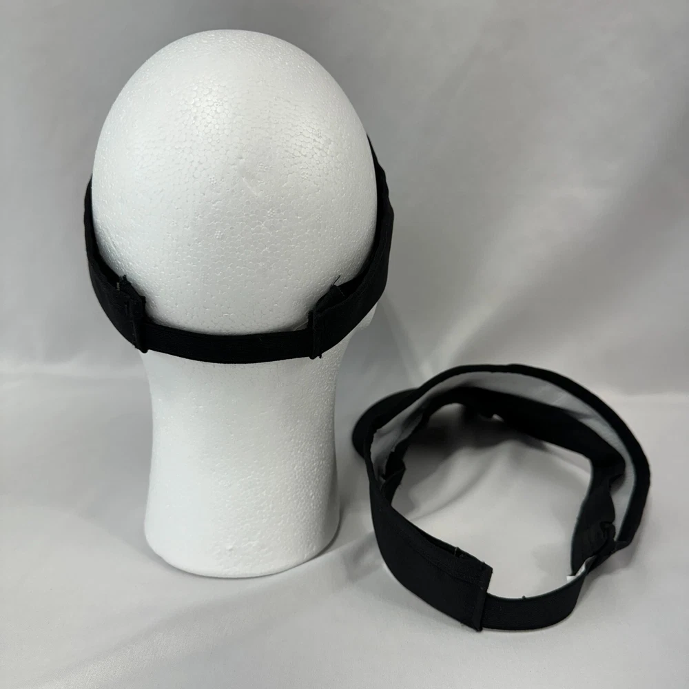 Pickleball Obsessed Tennis Visor Black One Size Stretch Band New Set of 2