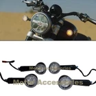 4X LED Indicator Turn Signal Light Fit For Royal Enfield Shotgun 650 Black