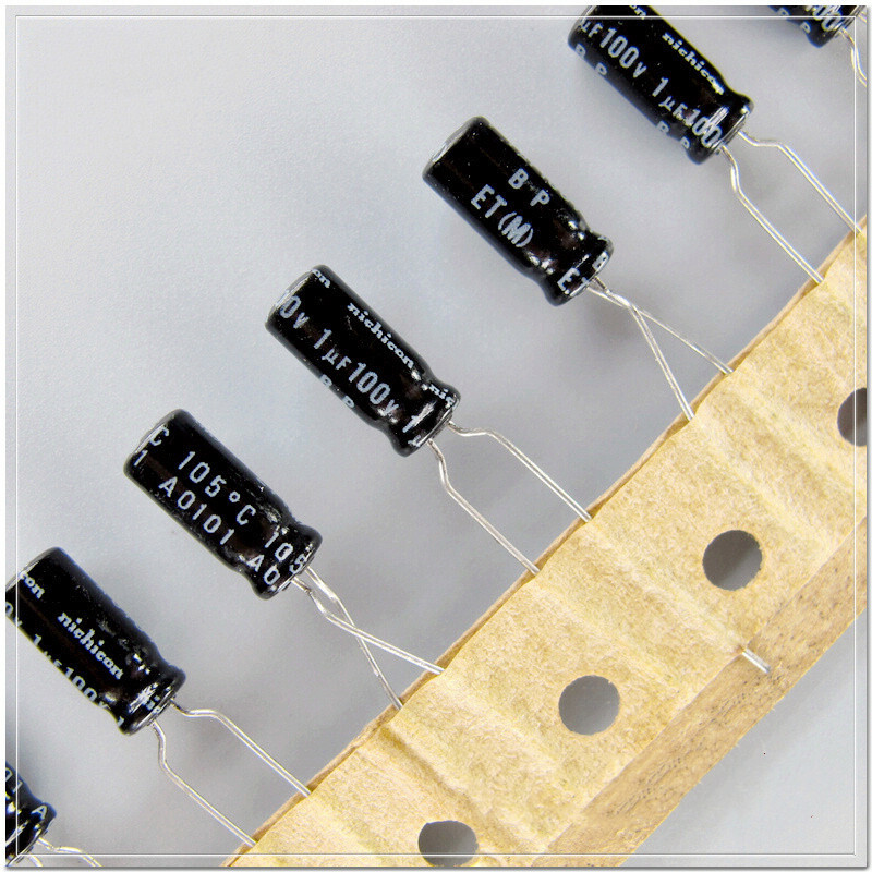 Nichicon MUSE BP (ES) 1uF/50V 85°C Non-Polar Electrolytic Capacitor - 5x11mm