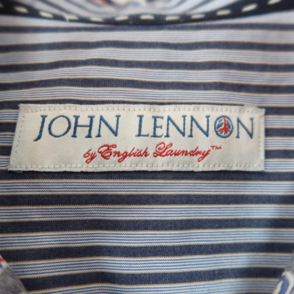 John Lennon Mens Shirt SZ XL English Laundry Button Front Cotton - image 3 of 4