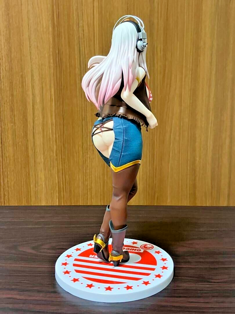 VERTEX Super Sonico Cowgirl 1/7 Scale Completed Figure 2016 No Box