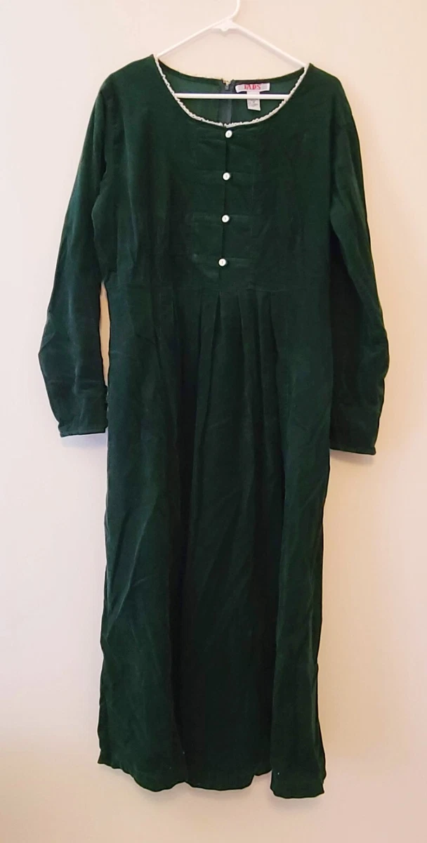 blue dress for baby girl Vintage 90s Corduroy Mini Overall Dress (M)