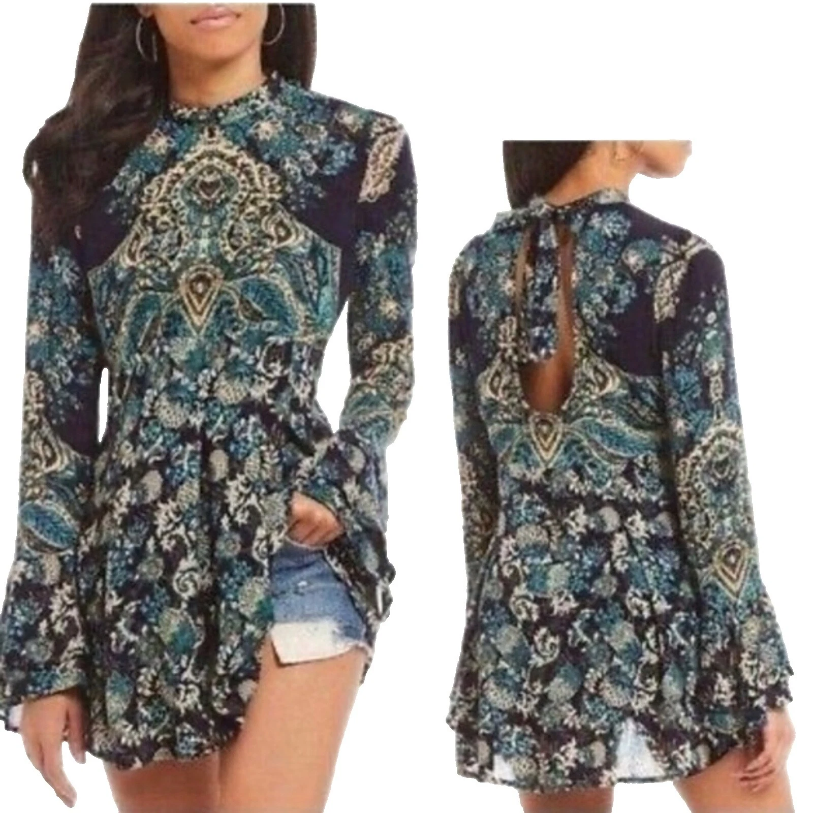 Free People Paisley Tops for Women