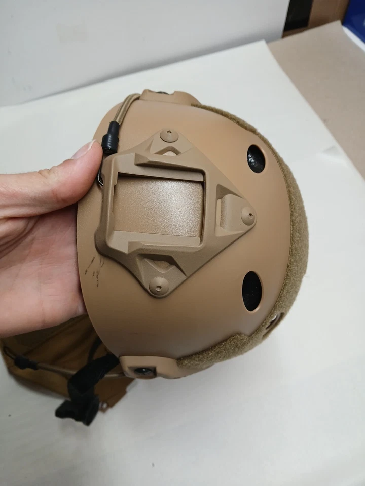 Sombrero de seguridad táctico militar Airsoft Paintball SWAT con malla de alambre máscara facial Foto 4 de 4