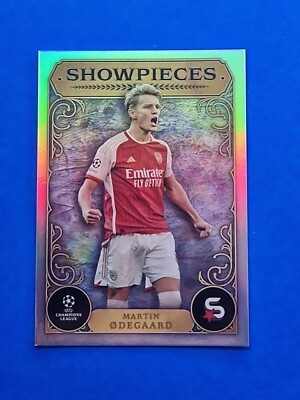 CARTE TOPPS UCL Superstars 2023/2024 Martinelli #9 Yellow Parallele