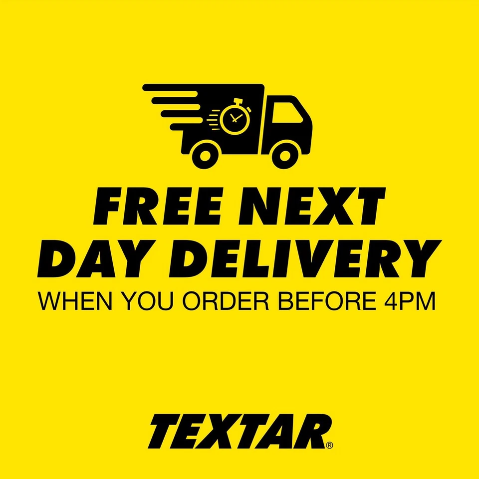 TEXTAR Brake Discs Rotors & Pads Rear Braking Service Set Fits Fiat Ducato - Image 3 of 4