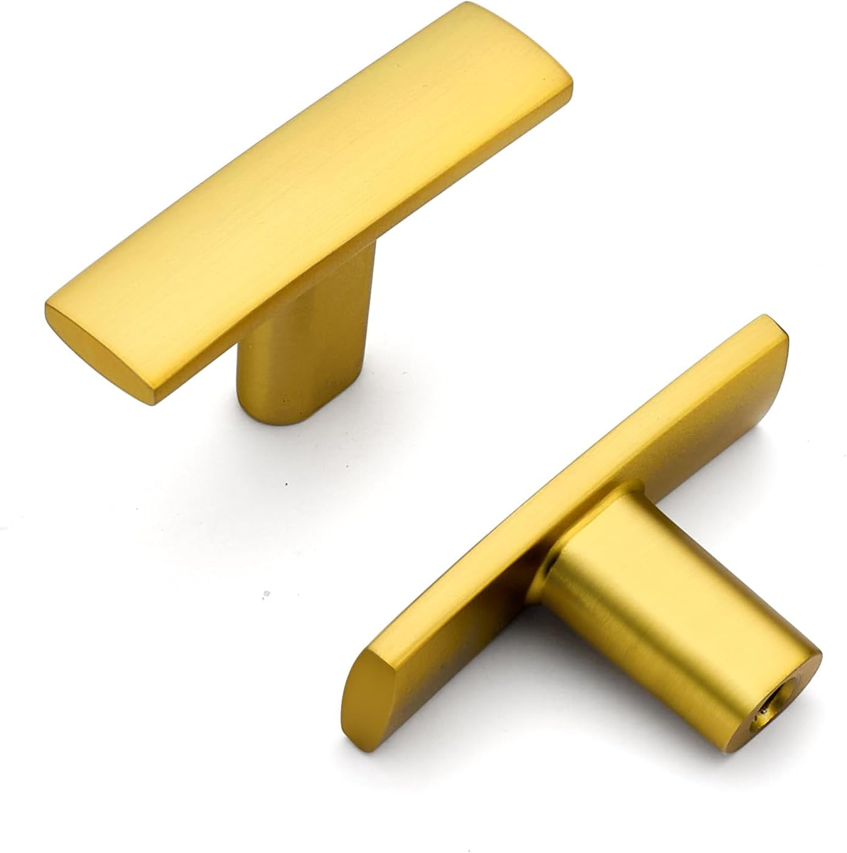 brushed gold dresser knobs 1.27 Inch Brushed Gold Round Knobs for Cabinets
