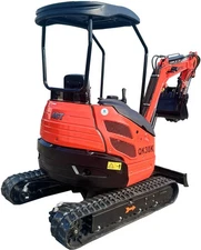 AGT QK30K Mini Excavator Kubota D1105 Diesel Engine Hydraulic Thumb Pilot System